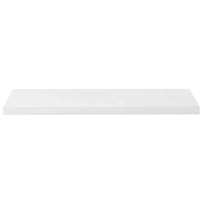 vidaXL Floating Wall Shelves 4 pcs High Gloss White 90x23.5x3.8 cm MDF