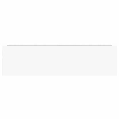 vidaXL Floating Wall Shelves 4 pcs High Gloss White 90x23.5x3.8 cm MDF