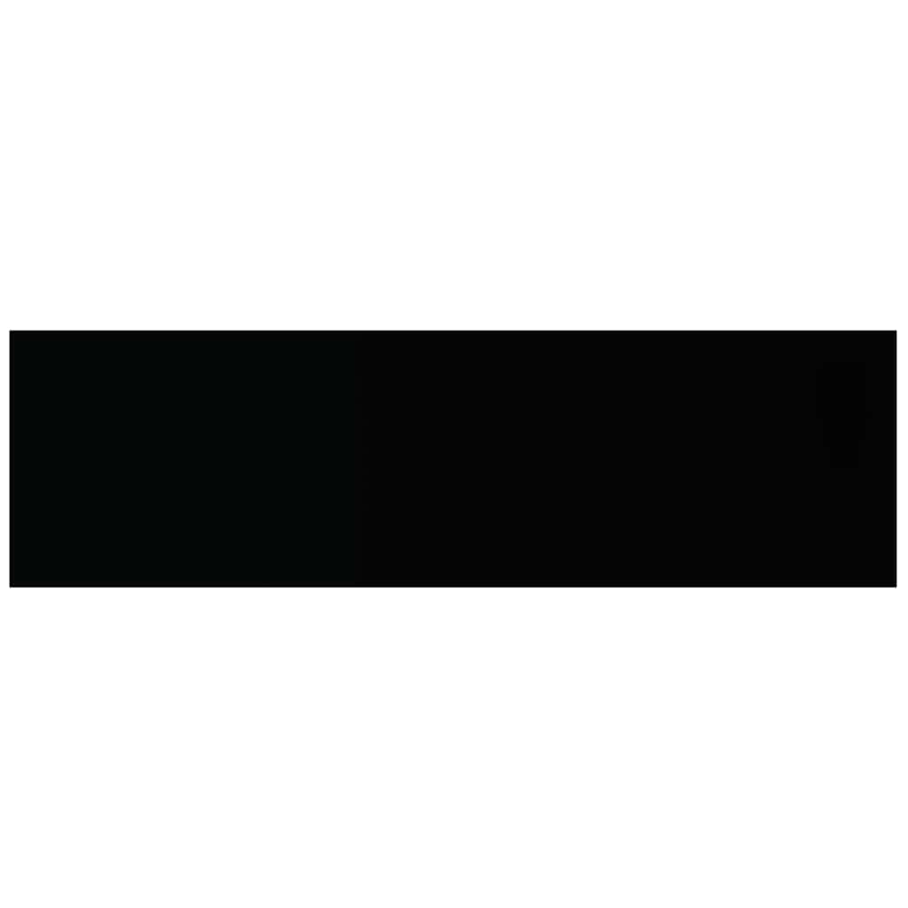 vidaXL Floating Wall Shelf High Gloss Black 80x23.5x3.8 cm MDF