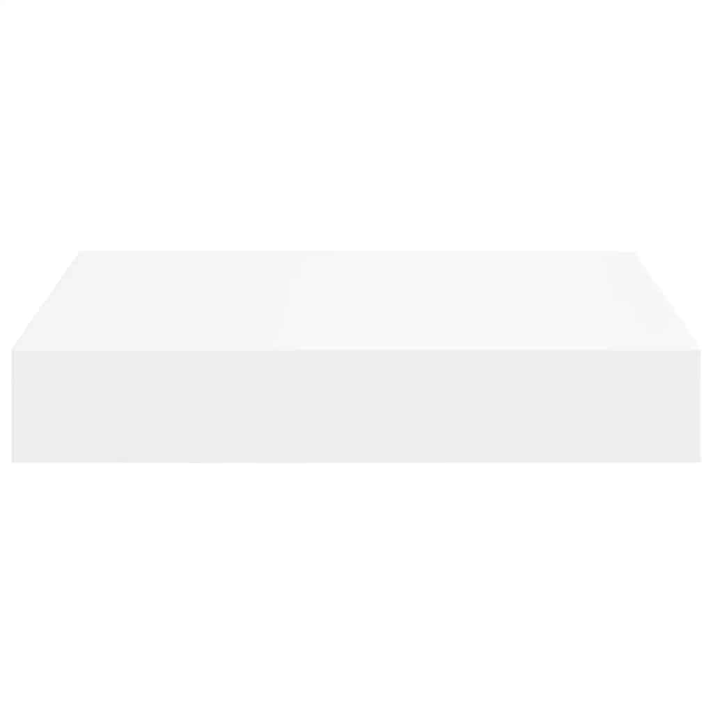 vidaXL Floating Wall Shelf White 23x23.5x3.8 cm MDF