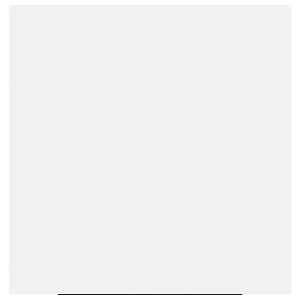 vidaXL Floating Wall Shelf White 23x23.5x3.8 cm MDF