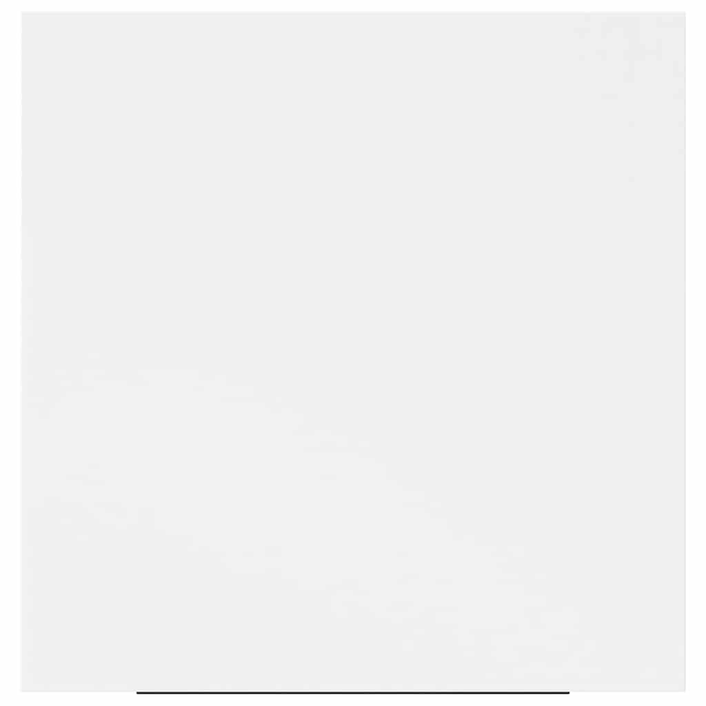 vidaXL Floating Wall Shelves 2 pcs White 23x23.5x3.8 cm MDF