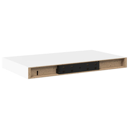 vidaXL Floating Wall Shelf White 40x23.5x3.8 cm MDF