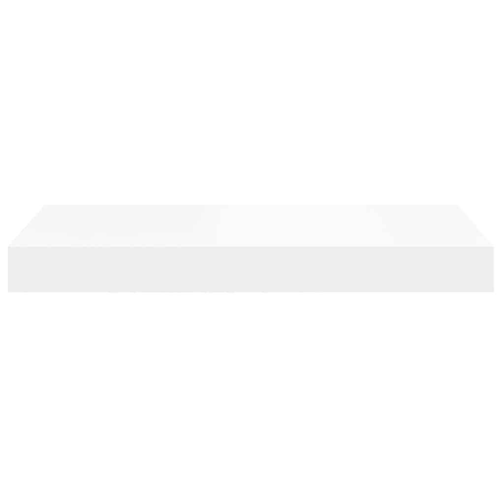 vidaXL Floating Wall Shelves 2 pcs White 40x23.5x3.8 cm MDF
