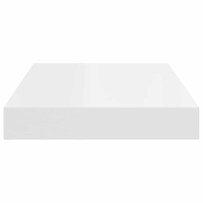 vidaXL Floating Wall Shelves 2 pcs White 40x23.5x3.8 cm MDF