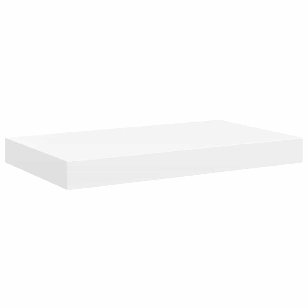vidaXL Floating Wall Shelves 4 pcs White 40x23.5x3.8 cm MDF