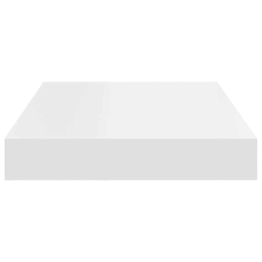 vidaXL Floating Wall Shelves 4 pcs White 40x23.5x3.8 cm MDF