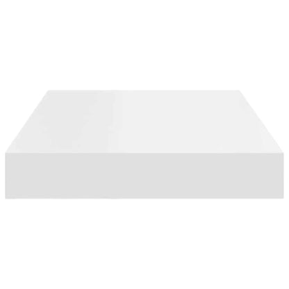 vidaXL Floating Wall Shelves 4 pcs White 40x23.5x3.8 cm MDF