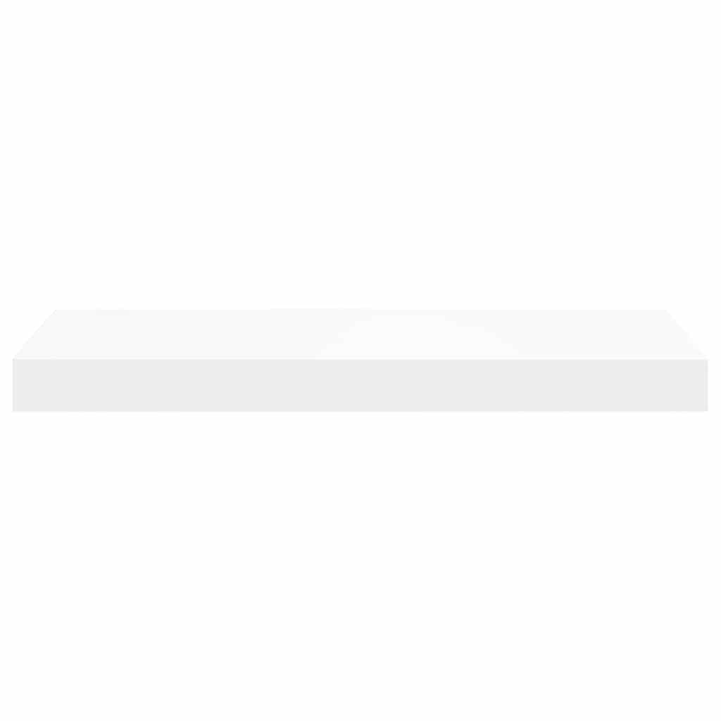 vidaXL Floating Wall Shelves 2 pcs White 50x23x3.8 cm MDF
