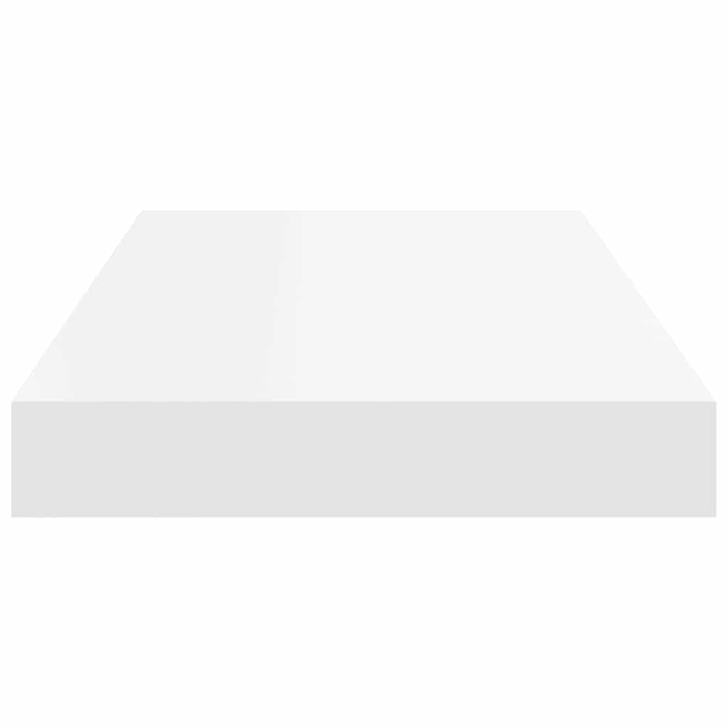 vidaXL Floating Wall Shelves 2 pcs White 50x23x3.8 cm MDF