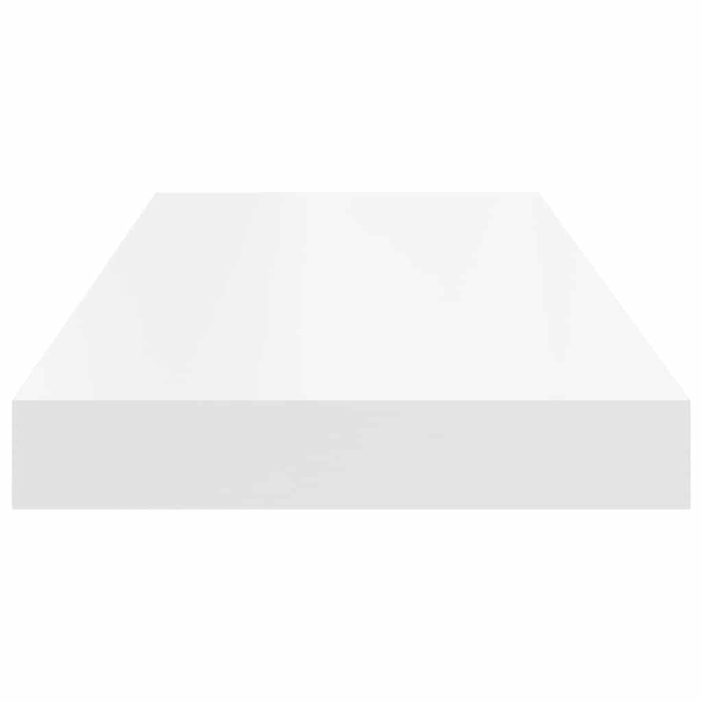 323811 vidaXL Floating Wall Shelf White 60x23,5x3,8 cm MDF
