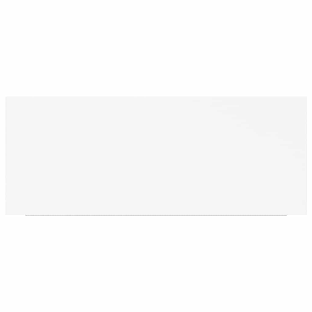 vidaXL Floating Wall Shelf White 60x23.5x3.8 cm MDF