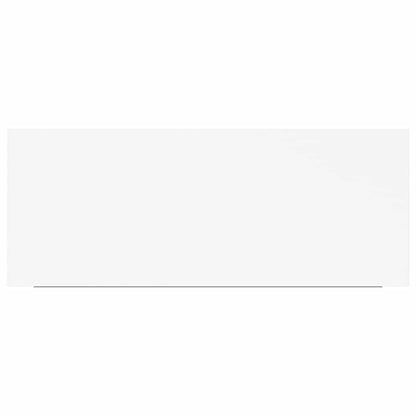 vidaXL Floating Wall Shelves 2 pcs White 60x23.5x3.8 cm MDF