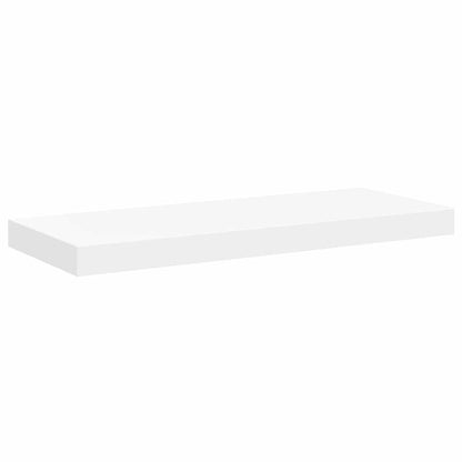 323813 vidaXL Floating Wall Shelves 4 pcs White 60x23,5x3,8 cm MDF