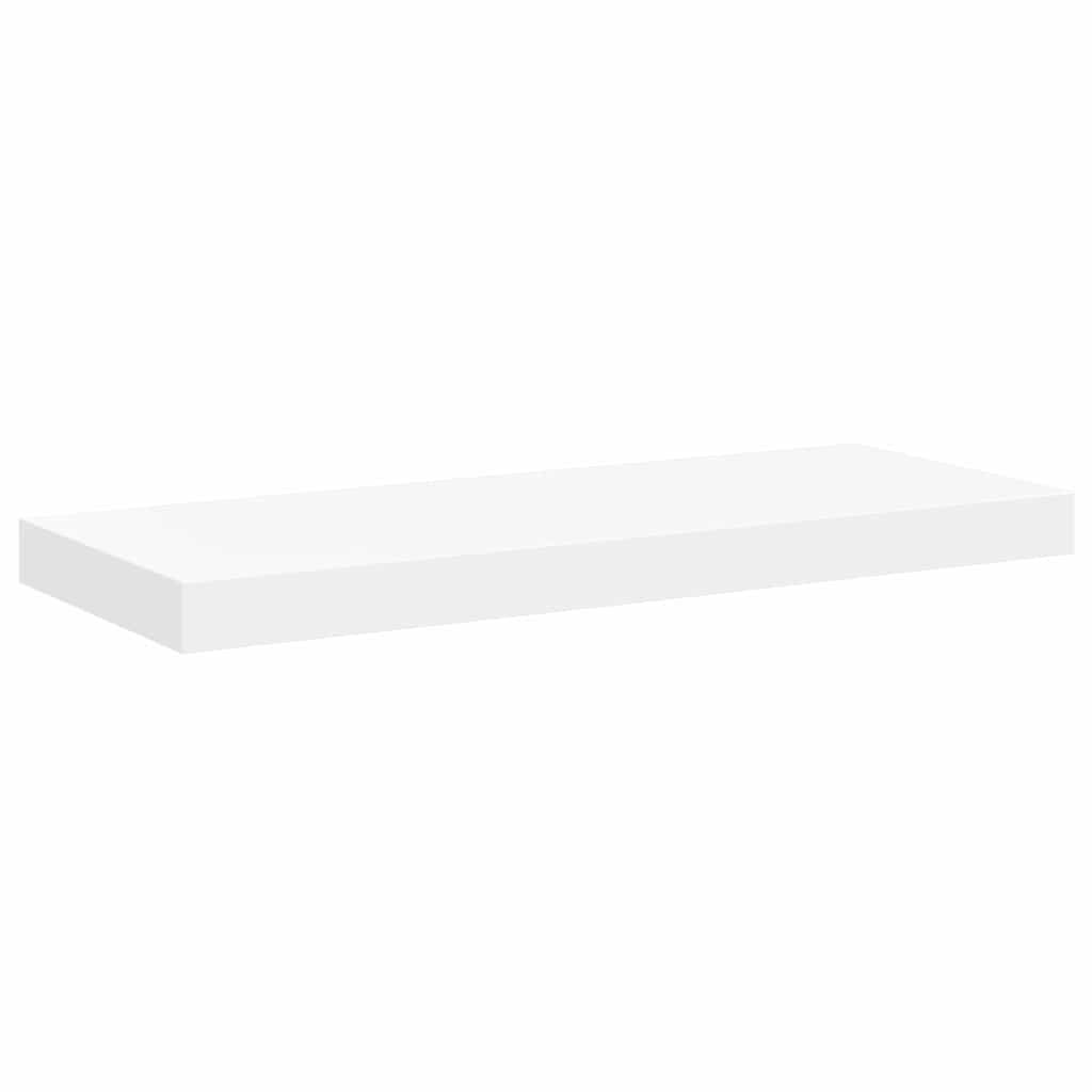 vidaXL Floating Wall Shelves 4 pcs White 60x23.5x3.8 cm MDF