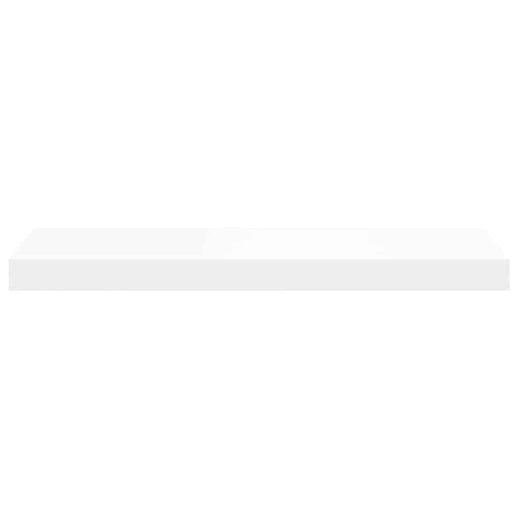 323813 vidaXL Floating Wall Shelves 4 pcs White 60x23,5x3,8 cm MDF