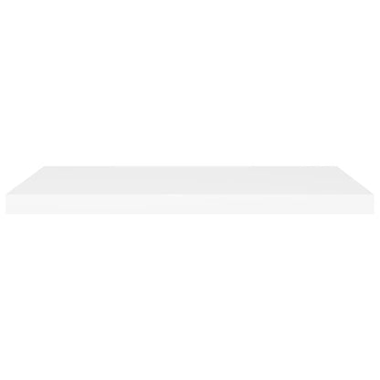 vidaXL Floating Wall Shelf White 80x23.5x3.8 cm MDF