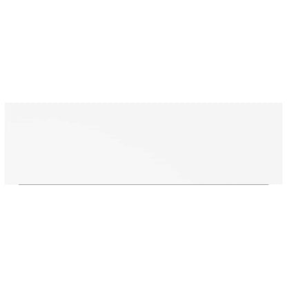 vidaXL Floating Wall Shelf White 80x23.5x3.8 cm MDF