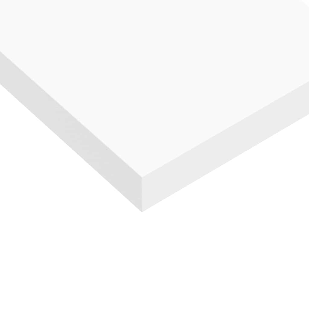 vidaXL Floating Wall Shelf White 80x23.5x3.8 cm MDF