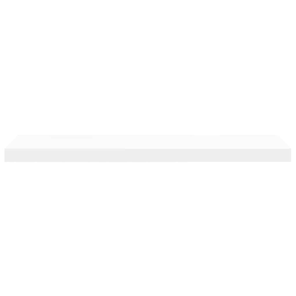 vidaXL Floating Wall Shelves 2 pcs White 80x23.5x3.8 cm MDF