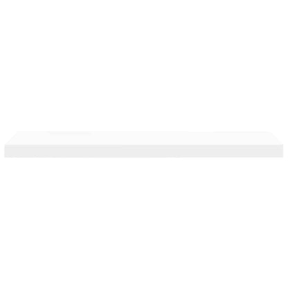 vidaXL Floating Wall Shelves 2 pcs White 80x23.5x3.8 cm MDF