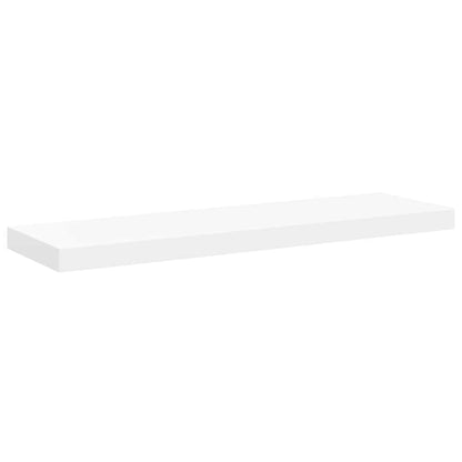 vidaXL Floating Wall Shelves 4 pcs White 80x23.5x3.8 cm MDF