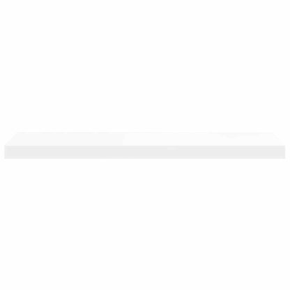 vidaXL Floating Wall Shelves 4 pcs White 80x23.5x3.8 cm MDF