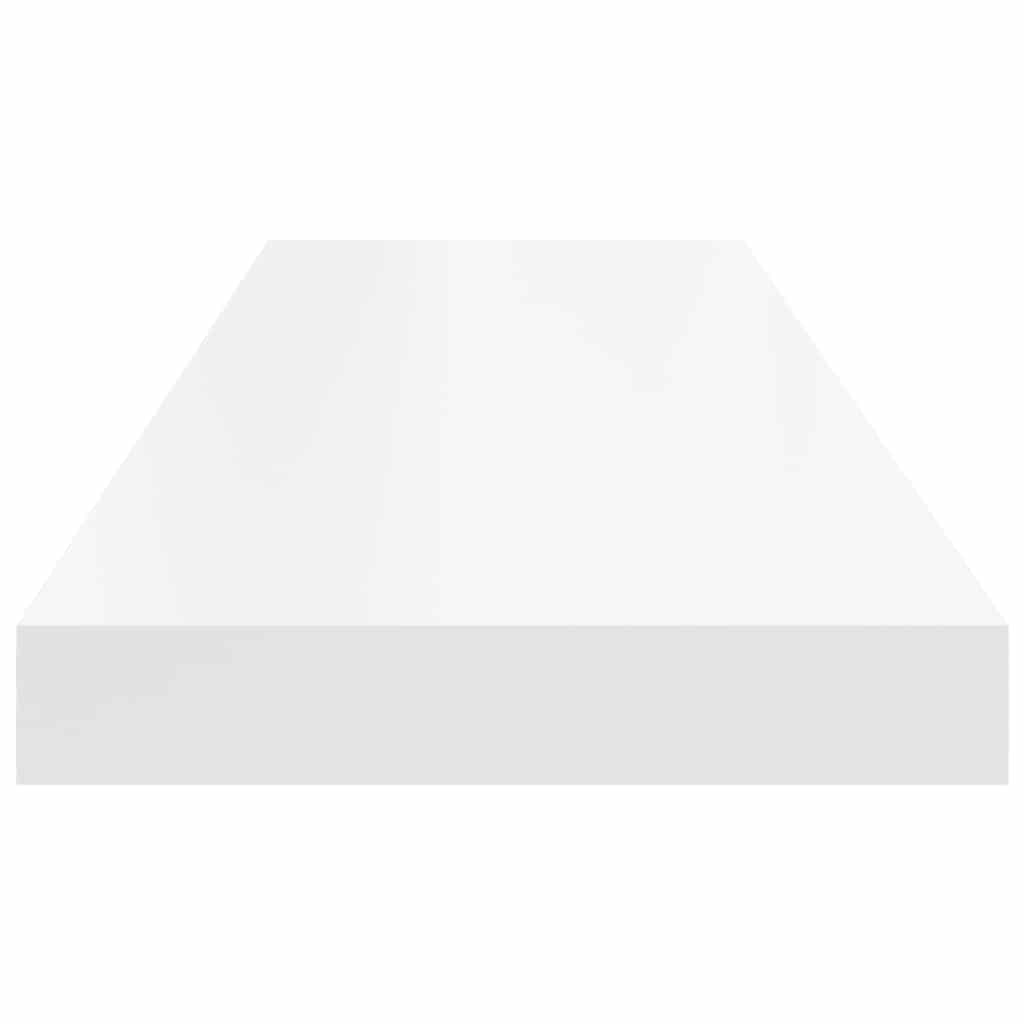 vidaXL Floating Wall Shelves 4 pcs White 80x23.5x3.8 cm MDF