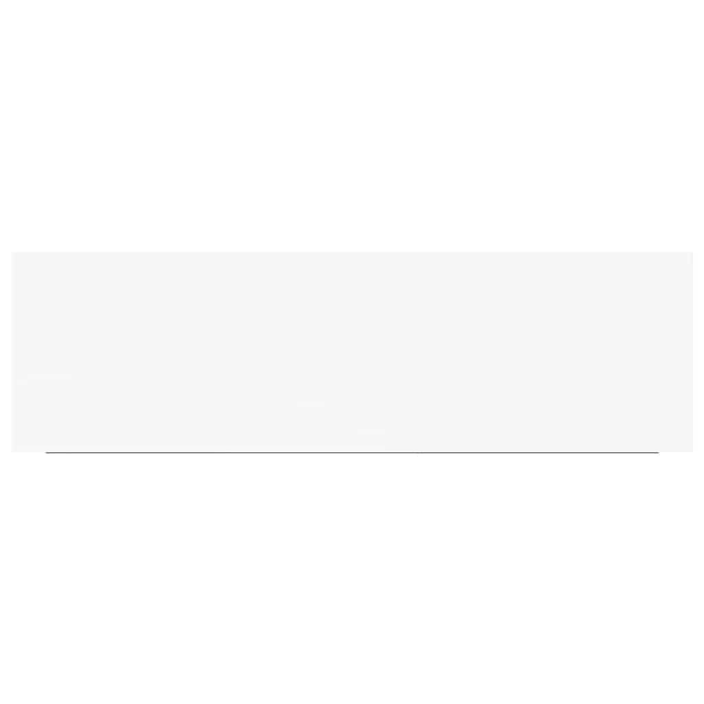 vidaXL Floating Wall Shelves 4 pcs White 80x23.5x3.8 cm MDF