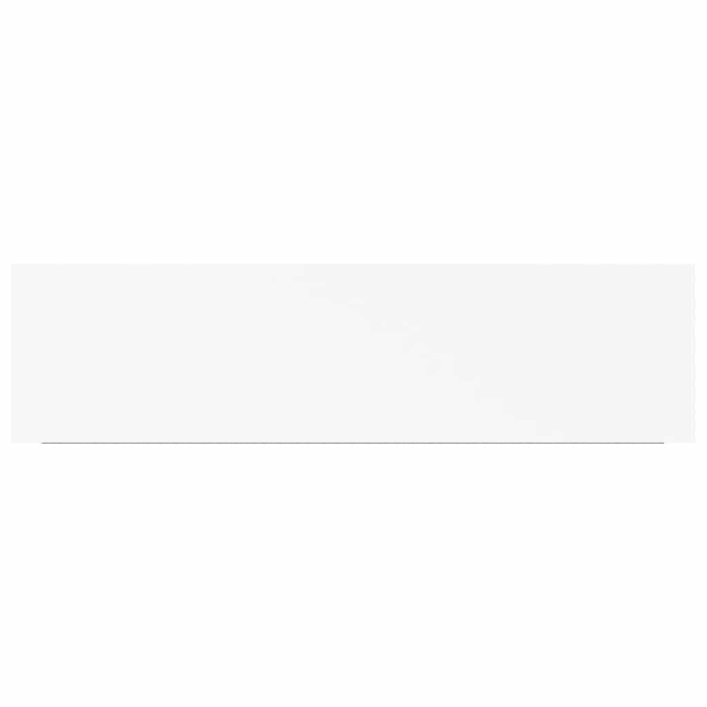 vidaXL Floating Wall Shelf White 90x23.5x3.8 cm MDF
