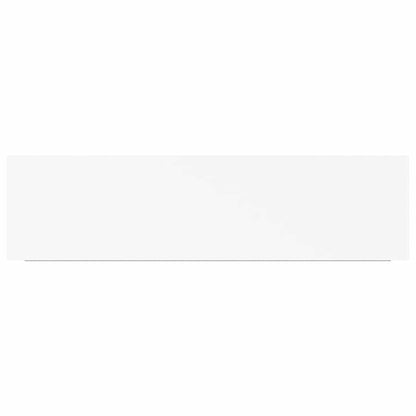 vidaXL Floating Wall Shelf White 90x23.5x3.8 cm MDF