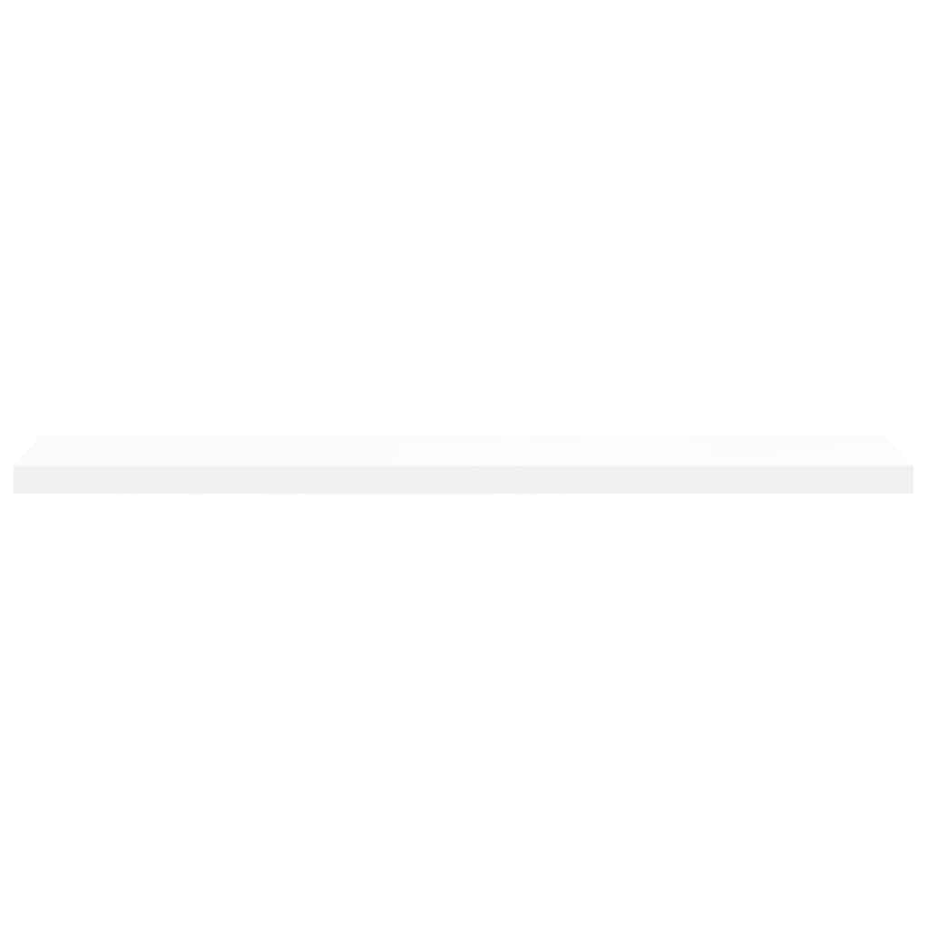 vidaXL Floating Wall Shelf White 120x23.5x3.8 cm MDF