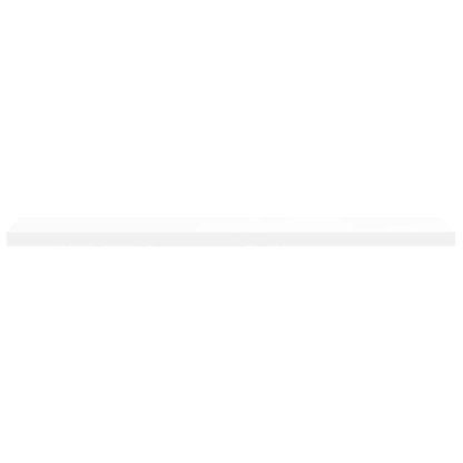 vidaXL Floating Wall Shelf White 120x23.5x3.8 cm MDF