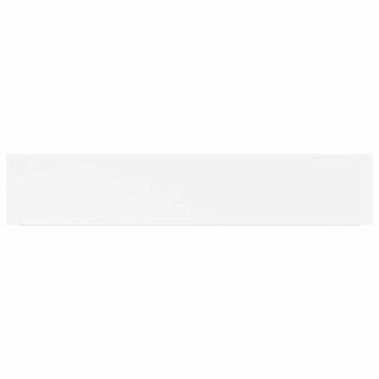 vidaXL Floating Wall Shelf White 120x23.5x3.8 cm MDF