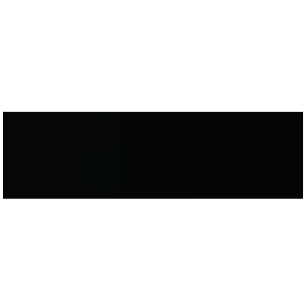 vidaXL Floating Wall Shelves 4 pcs Black 80x23.5x3.8 cm MDF