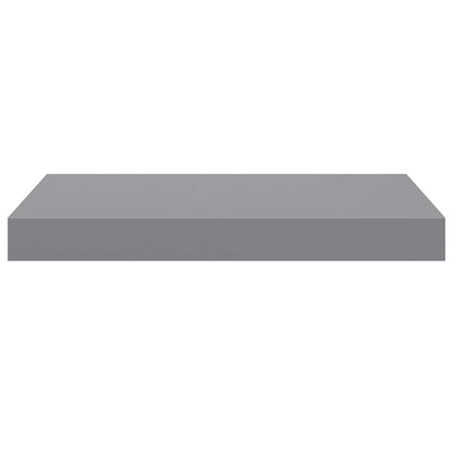 vidaXL Floating Wall Shelves 2 pcs Grey 40x23.5x3.8 cm MDF