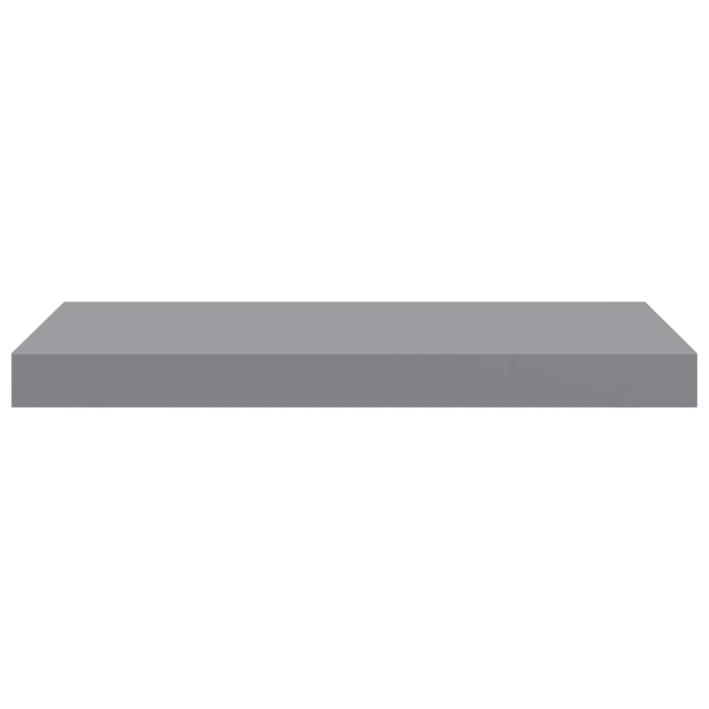 vidaXL Floating Wall Shelf Grey 50x23x3.8 cm MDF