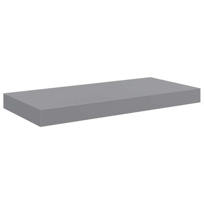vidaXL Floating Wall Shelves 4 pcs Grey 50x23.5x3.8 cm MDF