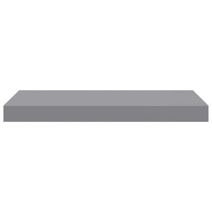 vidaXL Floating Wall Shelves 4 pcs Grey 50x23x3.8 cm MDF