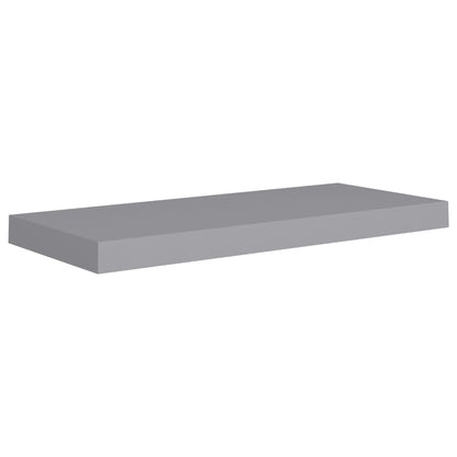 vidaXL Floating Wall Shelf Grey 60x23.5x3.8 cm MDF