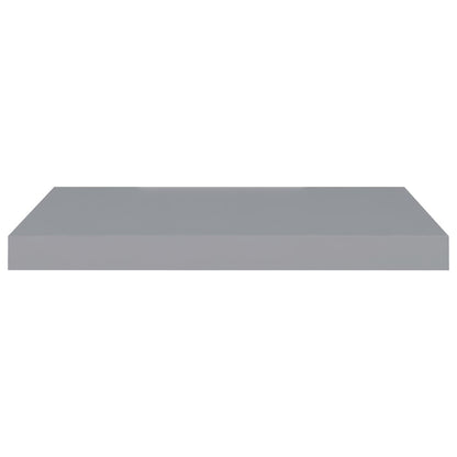 vidaXL Floating Wall Shelf Grey 60x23.5x3.8 cm MDF