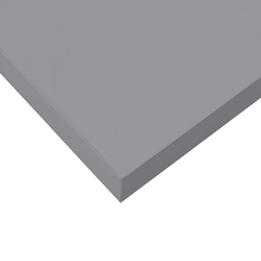 vidaXL Floating Wall Shelf Grey 60x23.5x3.8 cm MDF