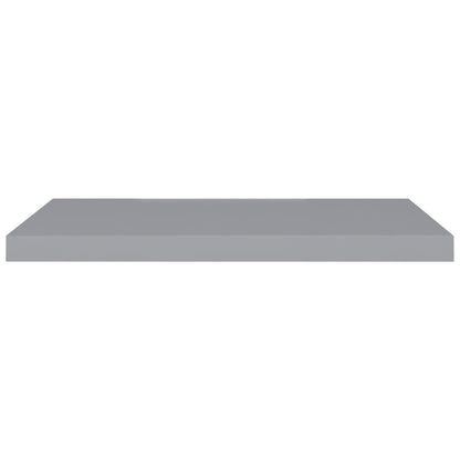 vidaXL Floating Wall Shelf Grey 80x23.5x3.8 cm MDF