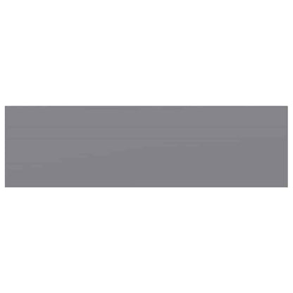 vidaXL Floating Wall Shelves 4 pcs Grey 80x23.5x3.8 cm MDF