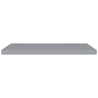 vidaXL Floating Wall Shelf Grey 90x23.5x3.8 cm MDF