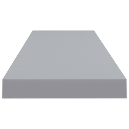 vidaXL Floating Wall Shelf Grey 90x23.5x3.8 cm MDF