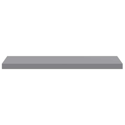 vidaXL Floating Wall Shelf Grey 90x23.5x3.8 cm MDF