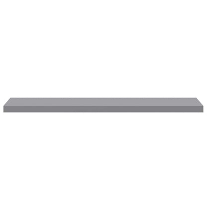 323862 vidaXL Floating Wall Shelf Grey 120x23,5x3,8 cm MDF