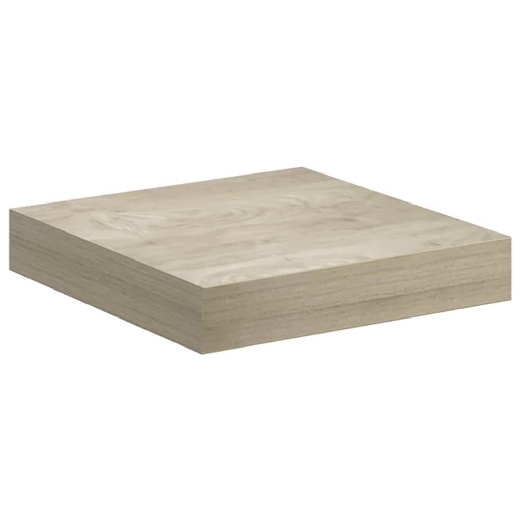 323865 vidaXL Floating Wall Shelf Oak 23x23,5x3,8 cm MDF