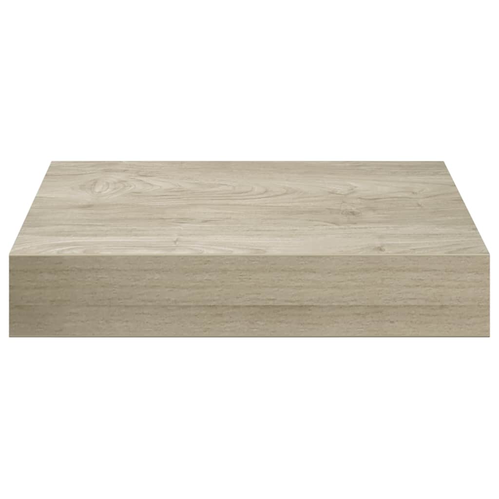 323865 vidaXL Floating Wall Shelf Oak 23x23,5x3,8 cm MDF